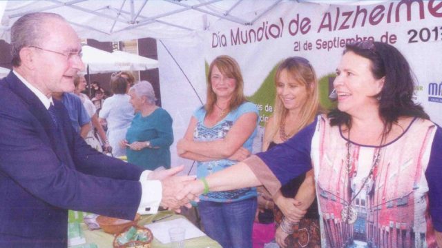 Alcalde y AFA Málaga